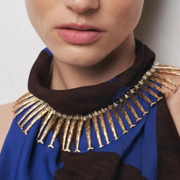 ZARA Fish Bib Necklace - Picture 3 of 16